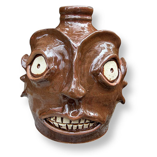 Greg Patton 6" Edgefield Influenced Face Jug DP6028